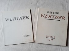 Werther goethe illustré d'occasion  Laon