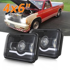 Par Para Chevrolet S10 1995 1996 1997 4x6" polegadas Faróis de LED Hi/Lo Feixe Selado comprar usado  Enviando para Brazil
