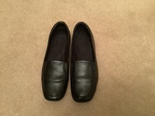 Flat black leather for sale  HARROW
