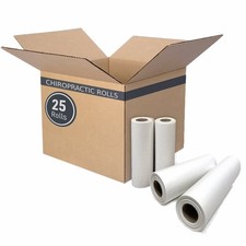 Rolos de papel para encosto de cabeça BodyMed Premium para mesa de exame de quiropraxia, branco crepe,, usado comprar usado  Enviando para Brazil