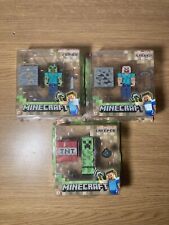 Usado, Figuras de ação Minecraft Series 1 Overworld Steve, Creeper & Zombie 3" - Mojang comprar usado  Enviando para Brazil