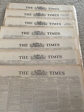 Times newspaper 7th for sale  SKEGNESS