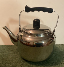 Stainless steel teapot for sale  Broadalbin