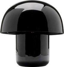Używany, Designerska lampa stołowa Kare grzyb w kolorze czarnym – nowoczesny metalowy design na sprzedaż  PL