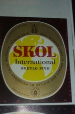 ca. EX Iugoslávia SLOVENIJA TALIS cervejaria MARIBOR rótulo de cerveja SKOL PIVO NR81 comprar usado  Enviando para Brazil