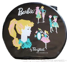 Usado, Boneca Barbie rabo de cavalo vintage redonda preta estojo de roupas e acessórios ~ década de 1960 comprar usado  Enviando para Brazil