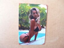 Bikinimodel pin blechschild gebraucht kaufen  Leverkusen