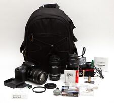 SLR Digital Canon EOS Rebel T6s 24.2MP + 17-85mm IS + 55-250mm IS + 50mm f1.8 II, usado comprar usado  Enviando para Brazil