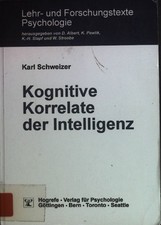 Kognitive korrelate intelligen gebraucht kaufen  Koblenz