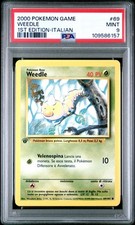 Pokemon psa weedle usato  Villamagna