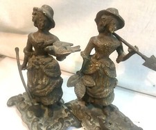 Antica coppia sculture usato  Italia