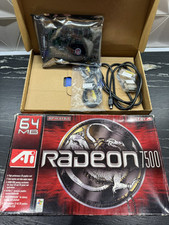 Usado, Placa de Vídeo Gráfica Vintage ATI Radeon 7500 64M SDD ATX VGA com Caixa comprar usado  Enviando para Brazil