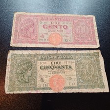 Vecchie banconote 1944 usato  Riolo Terme