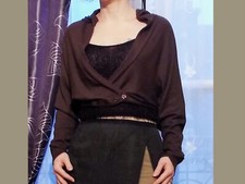 Gilet marron chocolat d'occasion  Paris XV