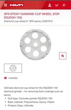 Hilti diamond cup for sale  Huntington
