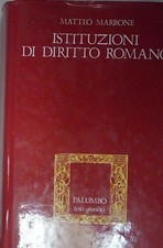 Marrone istituzioni diritto usato  Italia