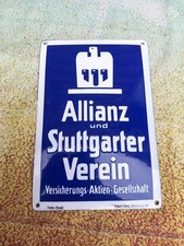 Emailschild allianz stuttgarte gebraucht kaufen  Grünhain-Beierfeld