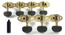 7 cordas clássico ouro cor fricção livre máquina máquina de guitarra peg 406GK7-E2-S4 comprar usado  Enviando para Brazil