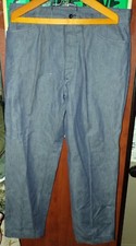 Pantalon toile bleu d'occasion  Le Thor