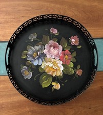 Vintage toleware metal for sale  Newton