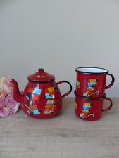 Ensemble théière mugs d'occasion  Saint-Lambert-du-Lattay