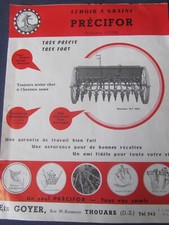 Ancienne brochure semoir d'occasion  Saint-Éloy-les-Mines