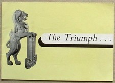 Triumph renown saloon for sale  LEICESTER