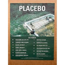 Placebo october 1998 for sale  CHESTERFIELD