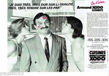 PUBLICITE ADVERTISING 106  1989  les cuisines Armand Xodo (2pages), usado comprar usado  Enviando para Brazil