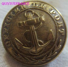 B1644 officer button d'occasion  Expédié en Belgium