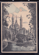 Cartolina padova basilica usato  Italia