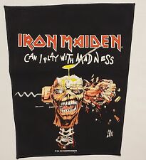 Iron Maiden Vintage "Can I Play With Madness" Back Patch 1988 r comprar usado  Enviando para Brazil
