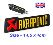 Akrapovic exhaust pipe for sale  NEW ROMNEY