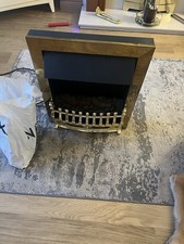 Electric fire brass for sale  HAMILTON