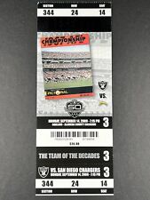 raiders chargers tickets for sale  Cary