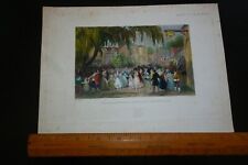 Original antique lithograph for sale  BRIDGNORTH