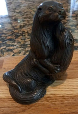 Bronze cute otter for sale  CULLOMPTON