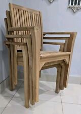 Teak outdoor stacking for sale  BLACKBURN