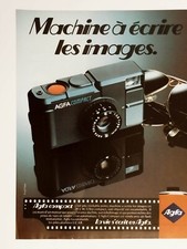 Anúncio impresso antigo para câmera AGFA COMPACT!! " Câmera preta " comprar usado  Enviando para Brazil