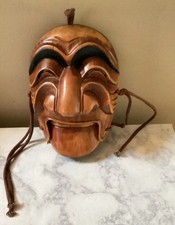 Wooden mask korean for sale  Hanover