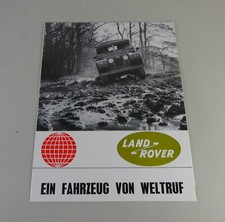 Brochure brochure land d'occasion  Expédié en Belgium