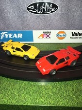 Usado, Par antigo de autorama elétricos Lamborghini escala HO TYCO. FRETE GRÁTIS! comprar usado  Enviando para Brazil