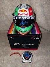 Mini capacete Sergio Checo Perez oficial assinado 1:2 temporada 2021 Red Bull Beckett comprar usado Mini capacete Sergio Checo Perez oficial assinado 1:2 temporada 2021 Red Bull Beckett comprar usado  Enviando para Brazil