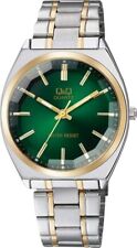 [Q&Q] Relógio analógico à prova d'água pulseira de metal QB78-422 masculino prata comprar usado  Enviando para Brazil