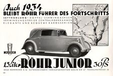 Röhr junior automobile gebraucht kaufen  Waldburg