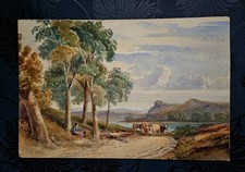 Fox countryside watercolour for sale  GLASGOW