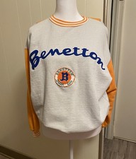 Moletom Benetton Green Line ajuste solto vintage anos 80 anos 90 cinza laranja branco azul M comprar usado Moletom Benetton Green Line ajuste solto vintage anos 80 anos 90 cinza laranja branco azul M comprar usado  Enviando para Brazil