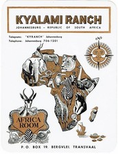 Etiqueta de bagagem KYALAMI RANCH HOTEL (JOANESBURGO) comprar usado Etiqueta de bagagem KYALAMI RANCH HOTEL (JOANESBURGO) comprar usado  Enviando para Brazil