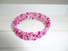 Spiralarmreif pink reihen gebraucht kaufen  Alsfeld