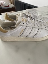 Adidas earlham white for sale  PONTEFRACT